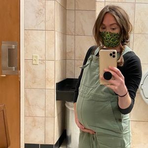 Gap maternity overalls